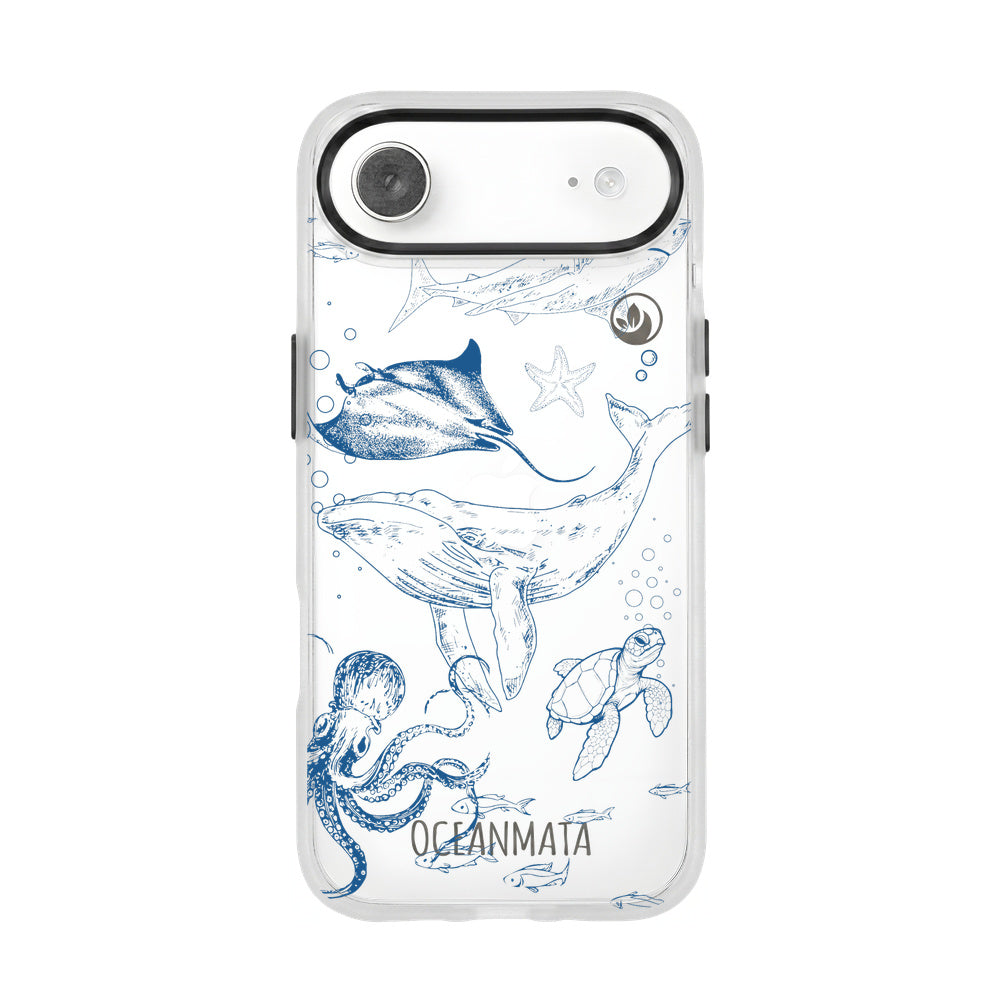 iPhone 17 Air Hülle - Wal blau - "WhaleLife" nachhaltig