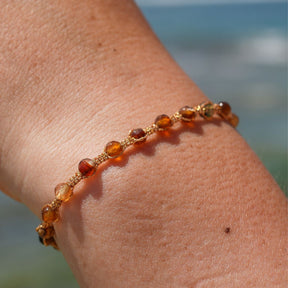 Armband gold - "Agate Stone" Edition