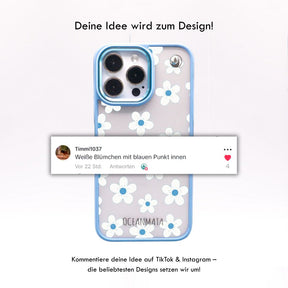 Samsung S24+ Hülle - Blumen - "Ocean Bloom" - nachhaltig