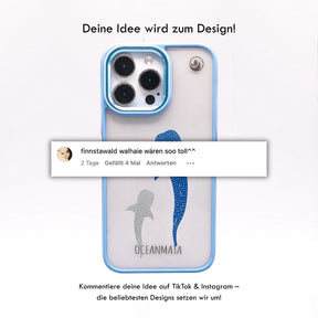 iPhone 17 Air Hülle - Walhai blau - "Walhai" - nachhaltig
