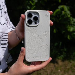 iPhone 17 Pro Max Case - Colorful Turtle - "Kura-Kura" - Sustainable