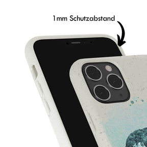 iPhone 12 mini Hülle - Schildkröte grün - "Baby Turtle" - nachhaltig