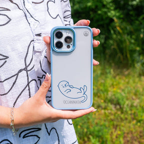 iPhone 14 Hülle - Otter blau - nachhaltig