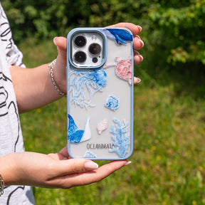 iPhone 16e Hülle - Schildkröte bunt - "Turtle & Friends" - nachhaltig