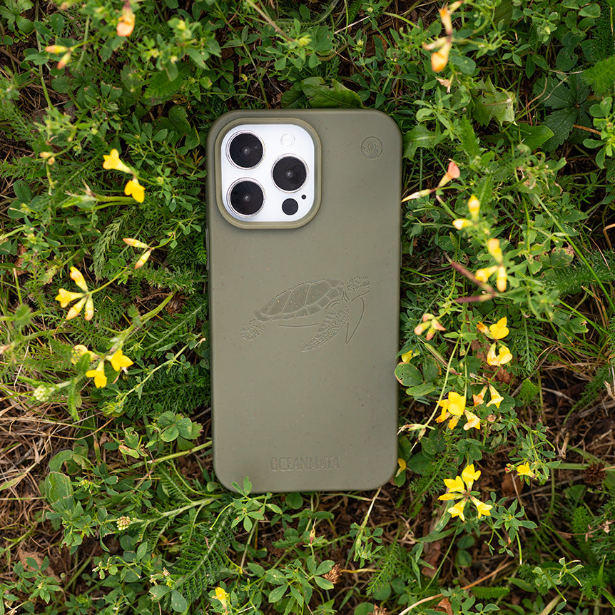 iPhone 17 Hülle - grün - "TURTLE" - nachhaltig – Ansicht 4