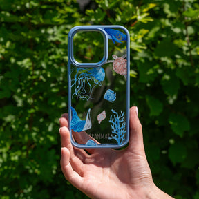 iPhone 14 pro max Hülle - Schildkröte bunt - "Turtle & Friends" - nachhaltig