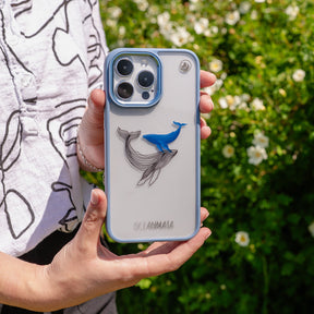 iPhone 13 pro max Hülle - Wal blau - "BlueWhale" - nachhaltig