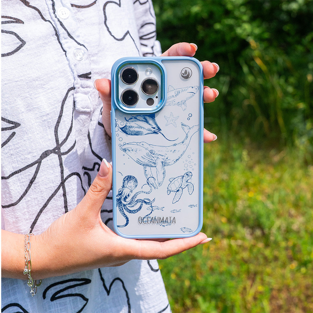 iPhone 11 pro max Hülle - Wal blau - "WhaleLife" - nachhaltig