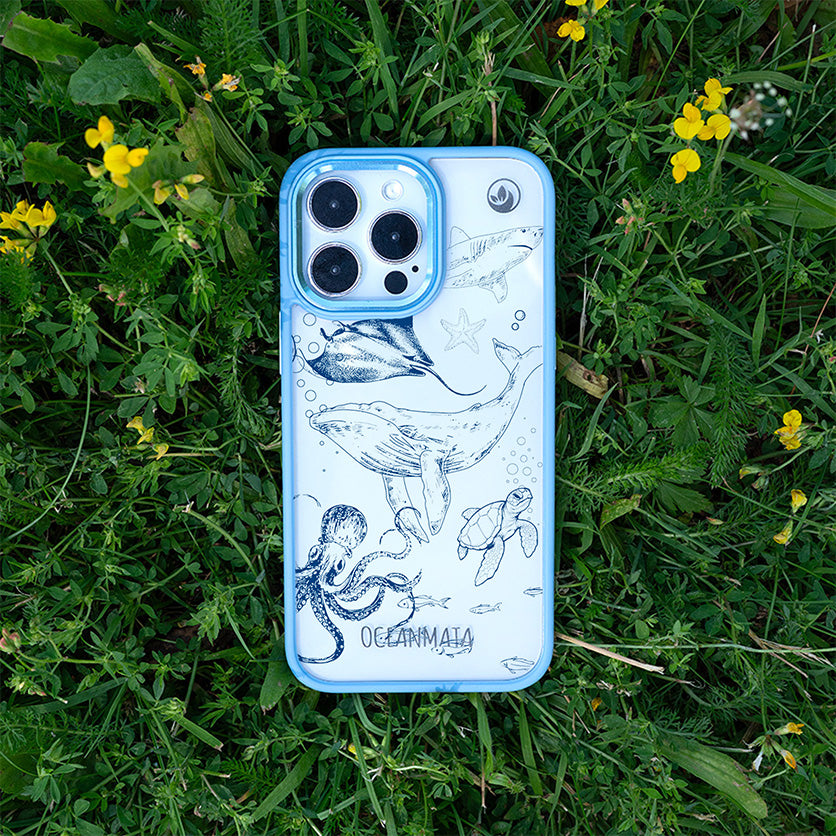 iPhone 11 pro max Hülle - Wal blau - "WhaleLife" - nachhaltig