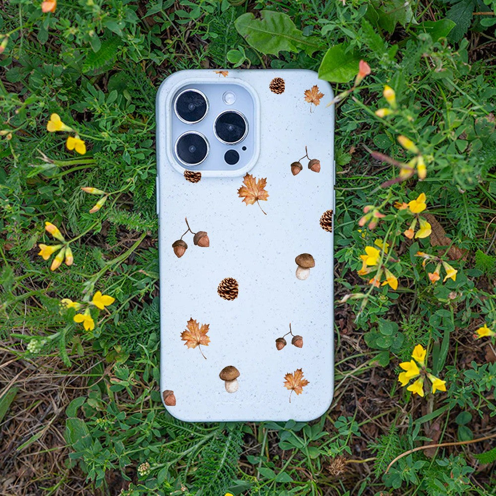 Biologisch abbaubare Handyhülle iPhone 14 Autumnseason — kompostierbar — Bonus