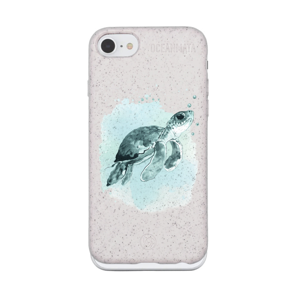 Biologisch abbaubare Handyhülle iPhone SE/7/8 Babyturtle — kompostierbar — Vorderseite