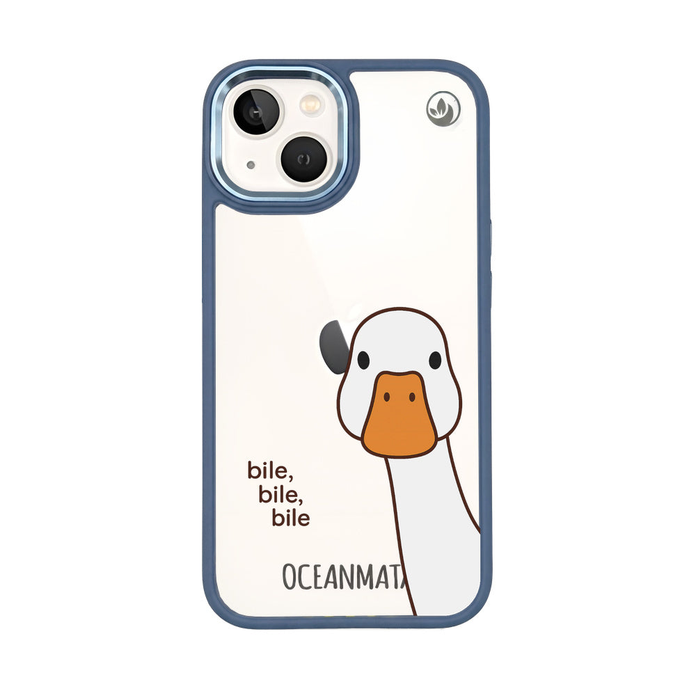 iPhone 13 Hülle - Ente weiß - "Bile Bile Bile" - nachhaltig