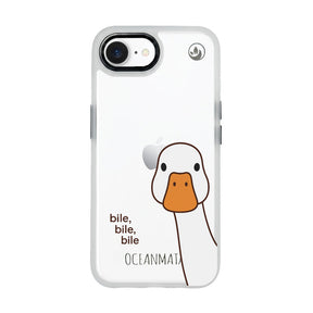 iPhone 16e/17e Case - Duck White - "Bile Bile Bile" - sustainable