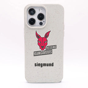 iPhone 12 pro / iPhone 12 Hülle - weiß - "Hessing Kangaroos " - nachhaltig