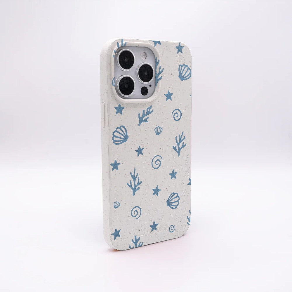Biologisch abbaubare Handyhülle iPhone SE/7/8 Bluecorallife — kompostierbar — Rückseite