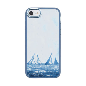 iPhone SE/7/8 Case - Sailing Blue - "BlueHorizon" - Sustainable