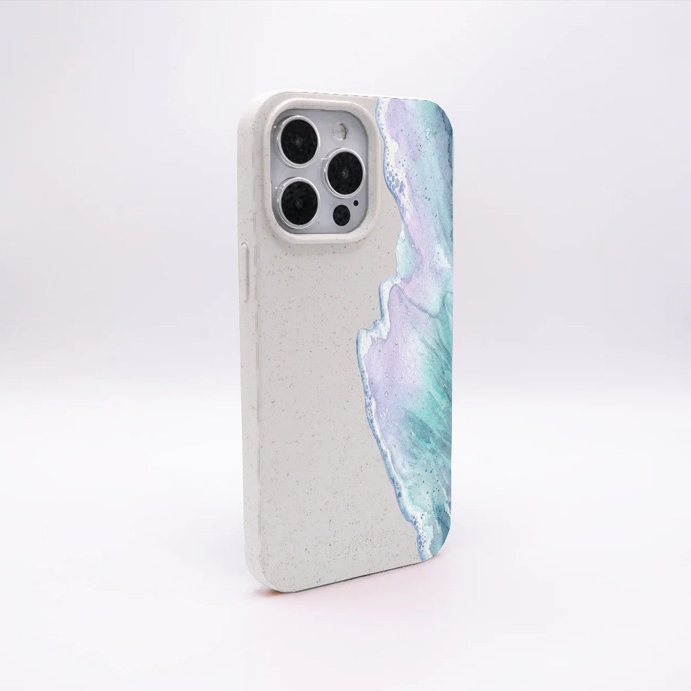 Biologisch abbaubare Handyhülle iPhone 15 Bluehour — kompostierbar — Rückseite