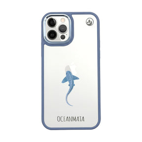 iPhone 12 pro / iPhone 12 Hülle - Leopardenhai blau - "BlueLeopard" - nachhaltig