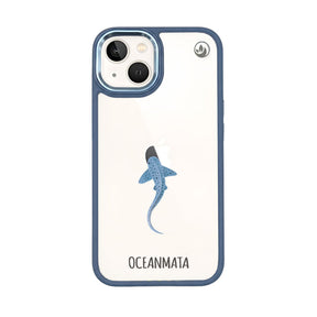 iPhone 13 Hülle - Leopardenhai blau - "BlueLeopard" - nachhaltig