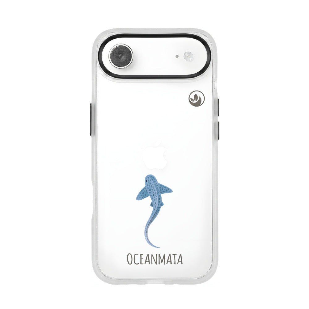 iPhone 17 Air Hülle - Leopardenhai blau - "BlueLeopard" - nachhaltig