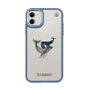 iPhone 11 Hülle - Wal blau - "BlueWhale" - nachhaltig