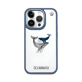 iPhone 14 pro max Hülle - Wal blau - "BlueWhale" - nachhaltig