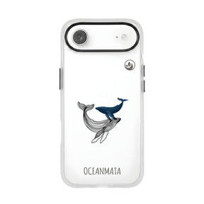iPhone 17 Air Hülle - Wal blau - "BlueWhale" - nachhaltig