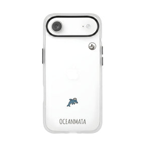 iPhone 17 Air Hülle - Delfin blau - "Captain Dolphin" - nachhaltig