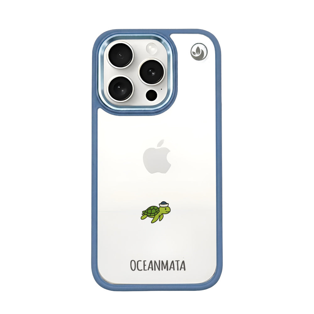 iPhone 15 pro Hülle - Schildkröte - "Captain Turtle" - nachhaltig