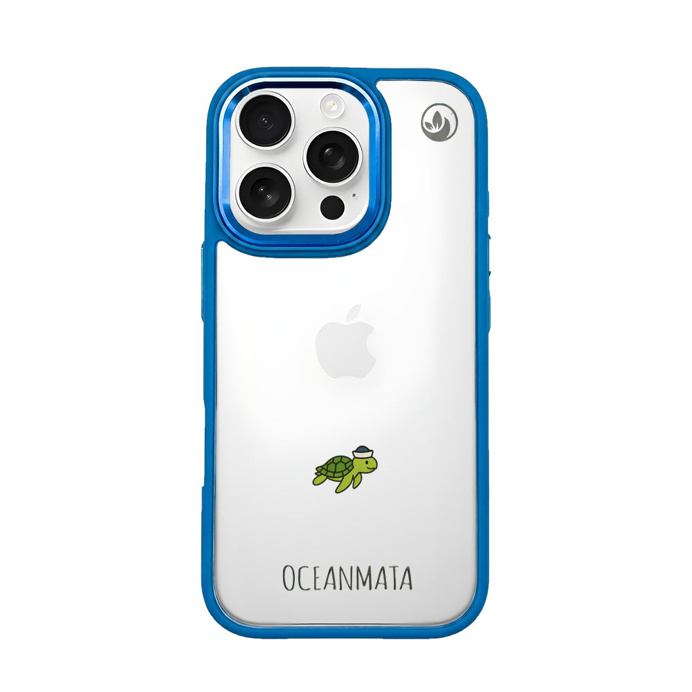 iPhone 16 pro Hülle - Schildkröte - "Captain Turtle" - nachhaltig