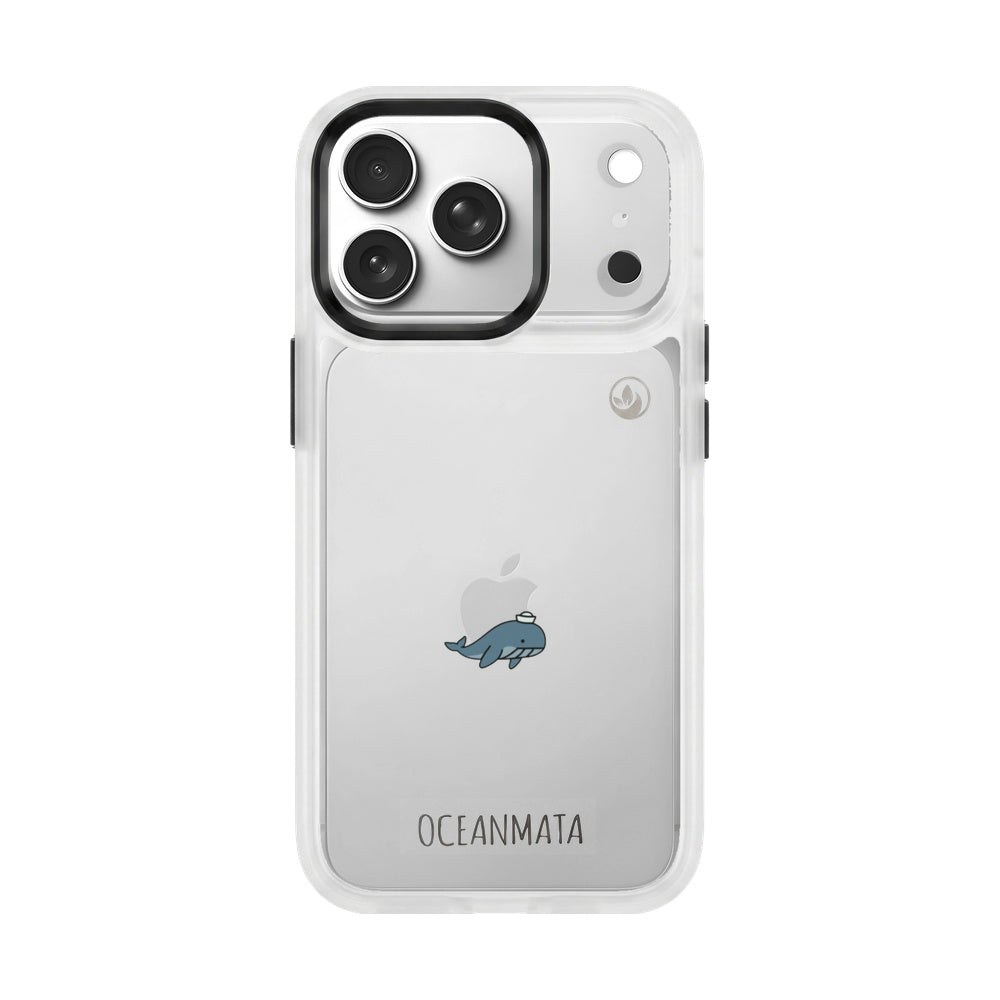 iPhone 17 pro max Hülle - Wal blau - "Captain Whale" - nachhaltig