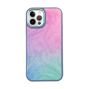 iPhone 12 pro / iPhone 12 Hülle - "Colored Marble" - nachhaltig