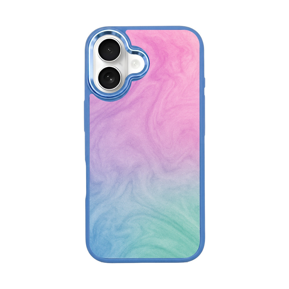 iPhone 16 Hülle - "Colored Marble" - nachhaltig