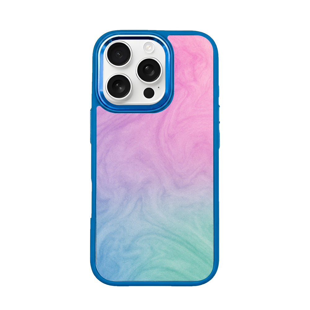 iPhone 16 pro Hülle - "Colored Marble" - nachhaltig