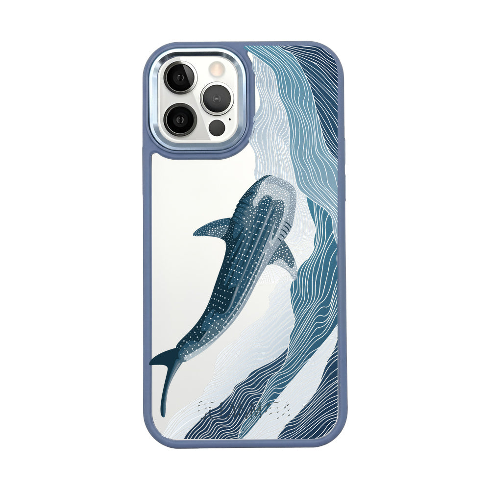 iPhone 12 mini Hülle - Walhai blau - "DeepWater" - nachhaltig
