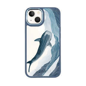 iPhone 13 mini Hülle - Walhai blau - "DeepWater" - nachhaltig