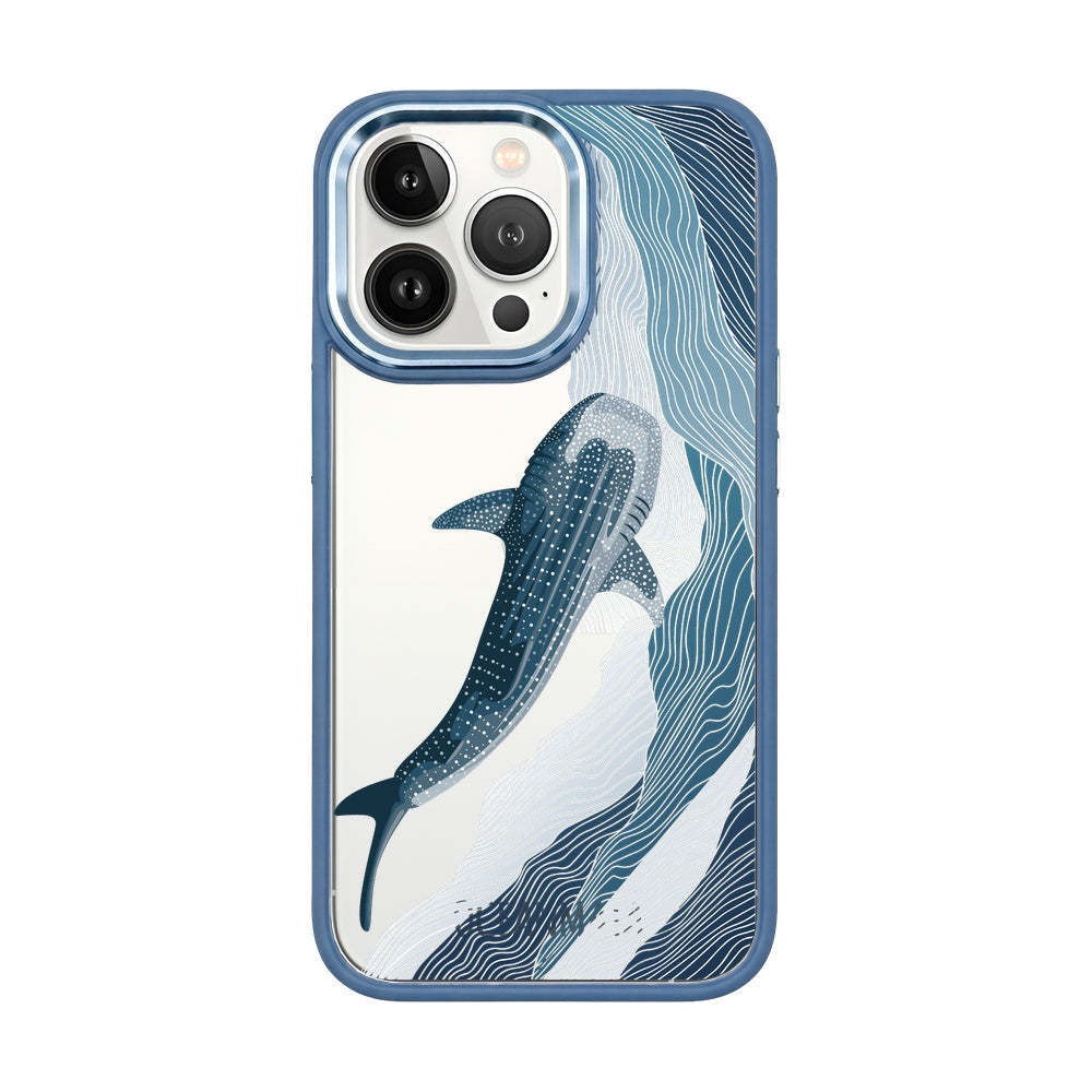 iPhone 13 pro Hülle - Walhai blau - "DeepWater" - nachhaltig