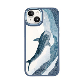 iPhone 14 Hülle - Walhai blau - "DeepWater" - nachhaltig