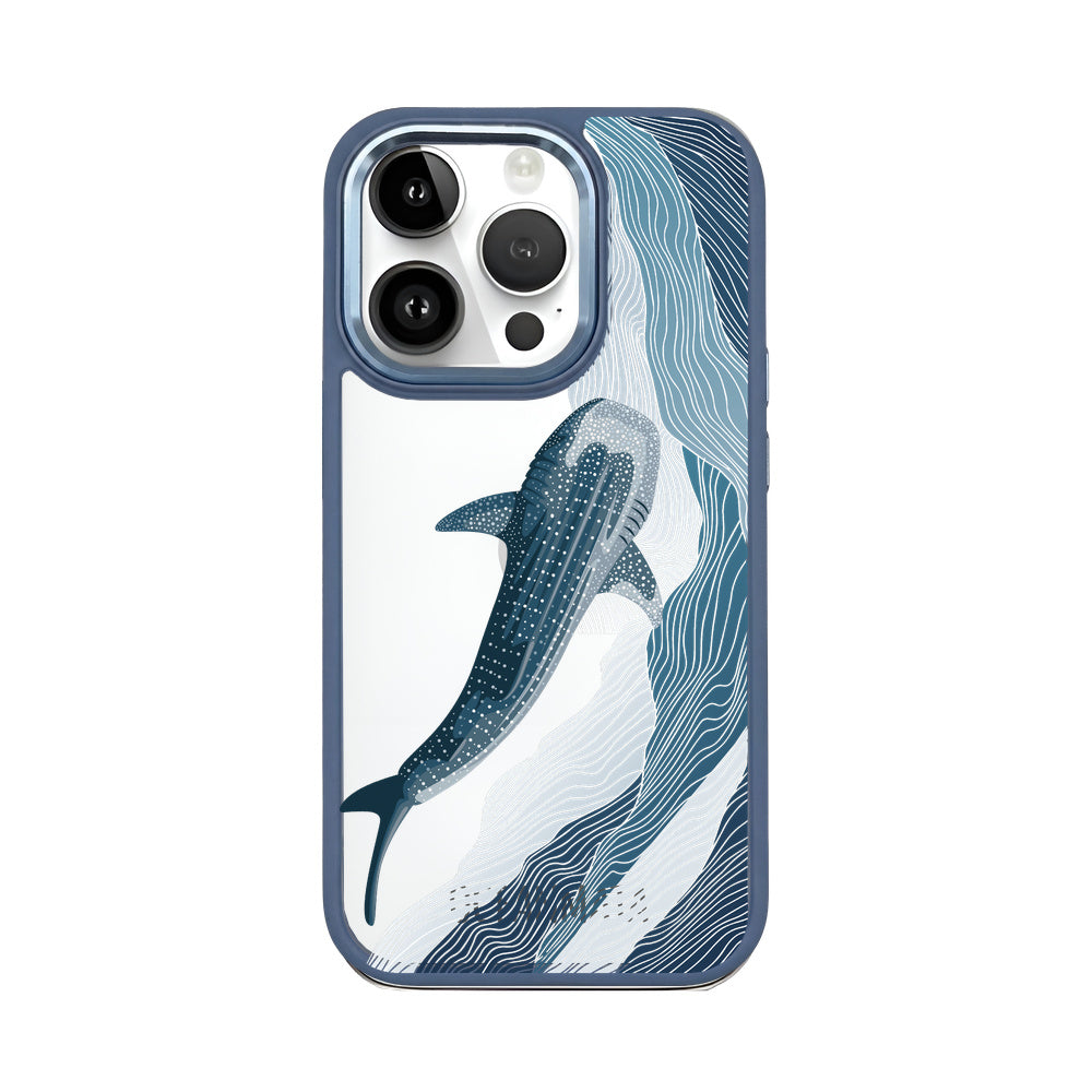 iPhone 14 pro max Hülle - Walhai blau - "DeepWater" - nachhaltig