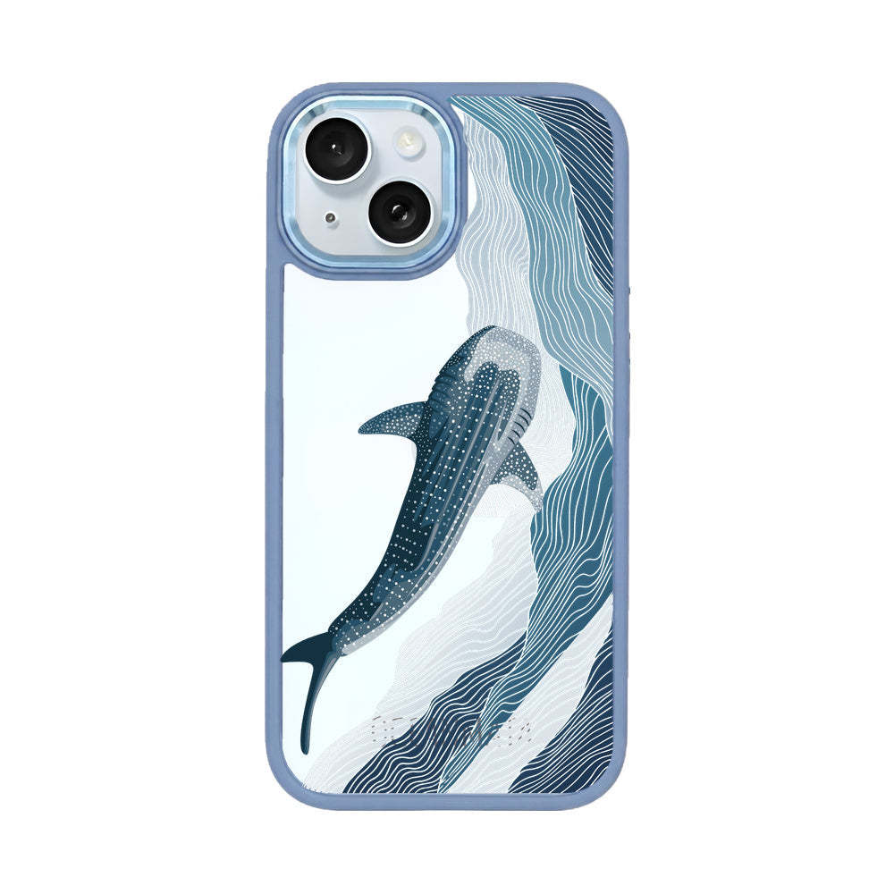 iPhone 15 Hülle - Walhai blau - "DeepWater" - nachhaltig
