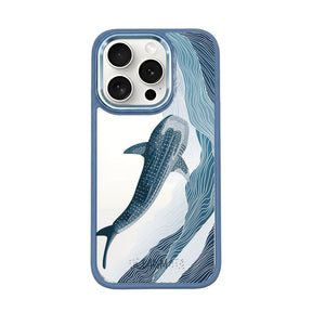 iPhone 15 pro Hülle - Walhai blau - "DeepWater" - nachhaltig