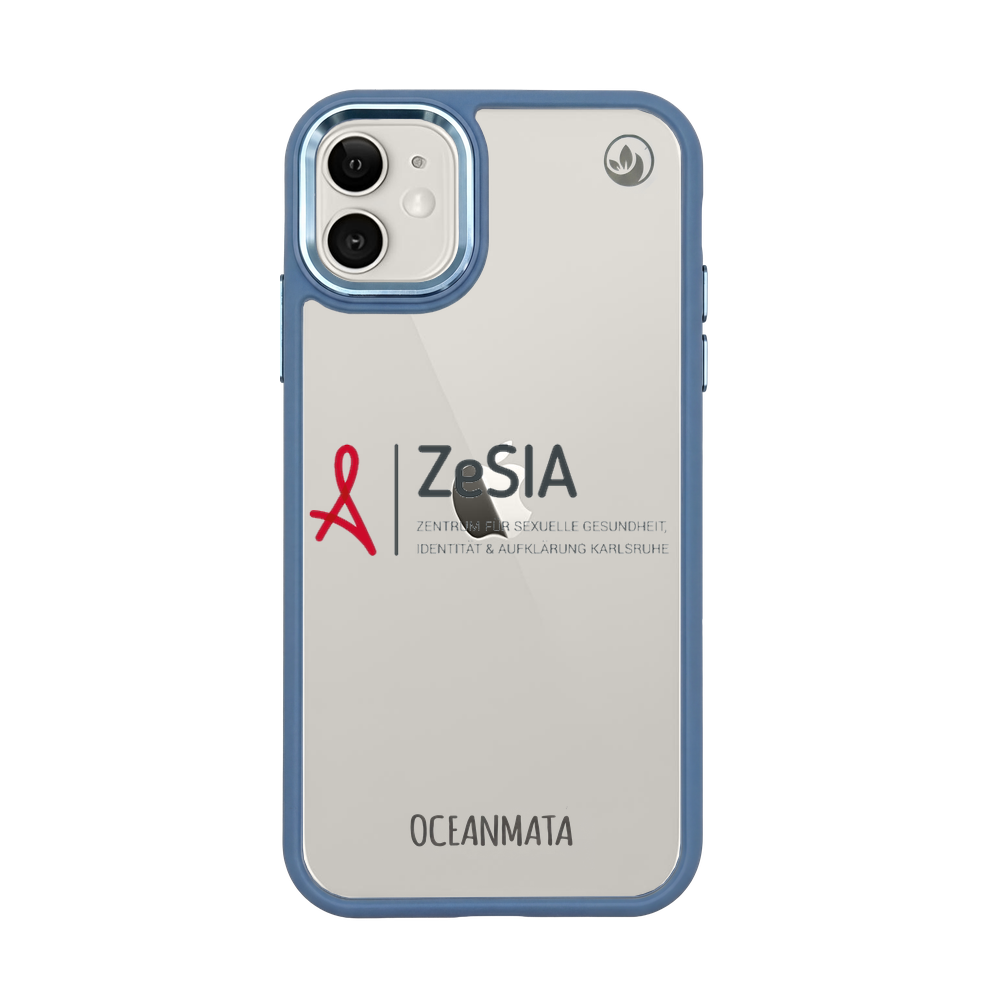 ZeSIA Karlsruhe × OceanMata Hülle Clear – iPhone 11 (Muster)