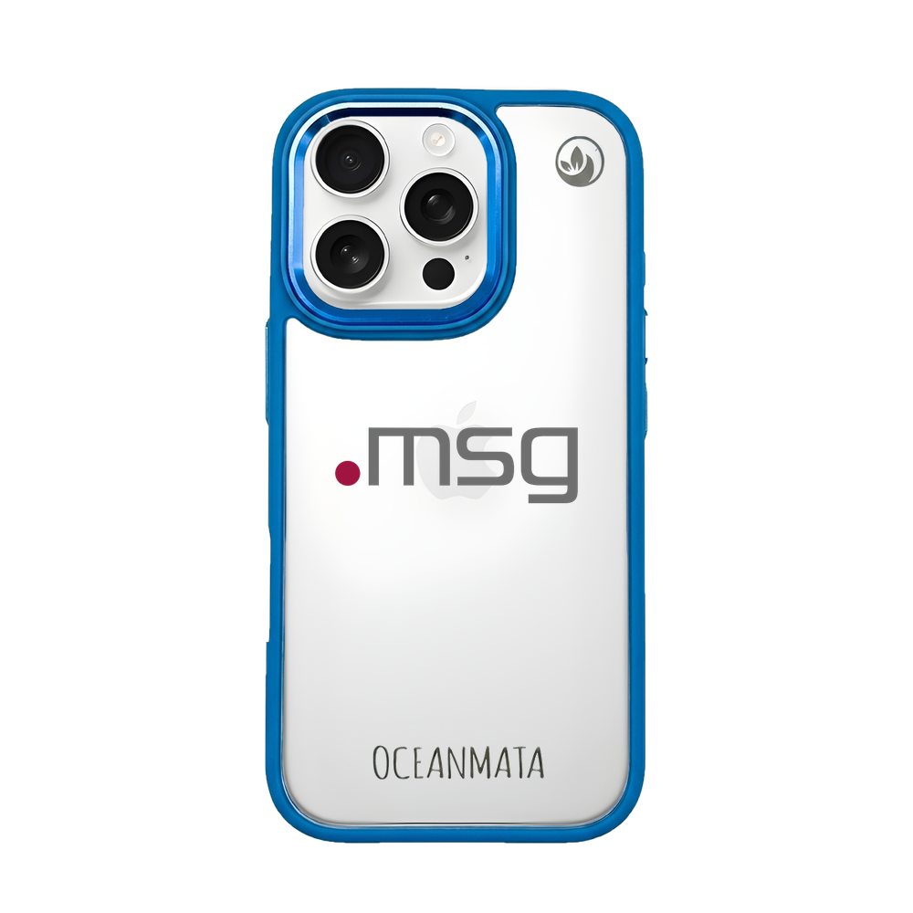 msg systems ag × OceanMata Hülle Clear – Samsung S26 (Muster)