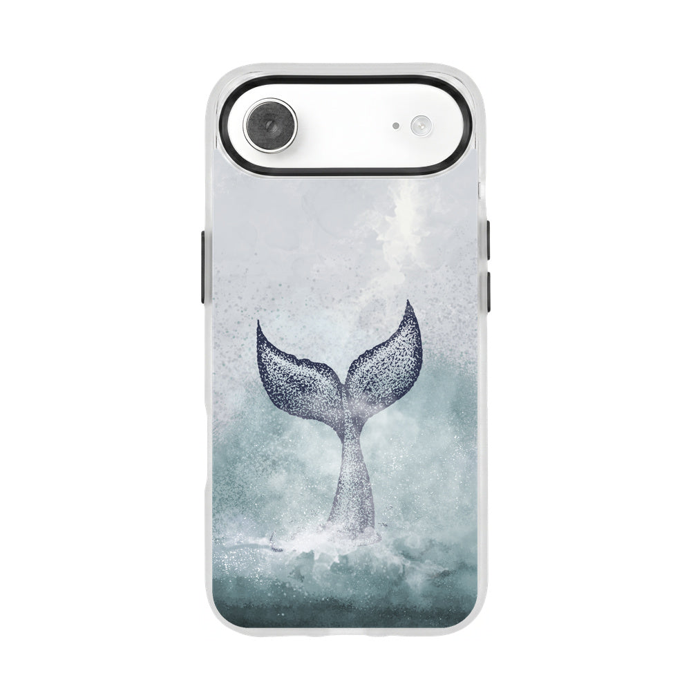 iPhone 17 Air Hülle - Delfin blau - "Dolphin" - nachhaltig