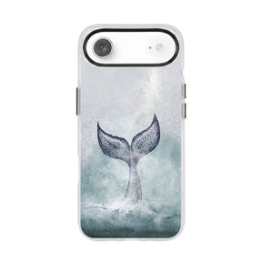 Nachhaltige Handyhülle iPhone 17 Air Dolphin aus Ocean Plastic — Vorderseite