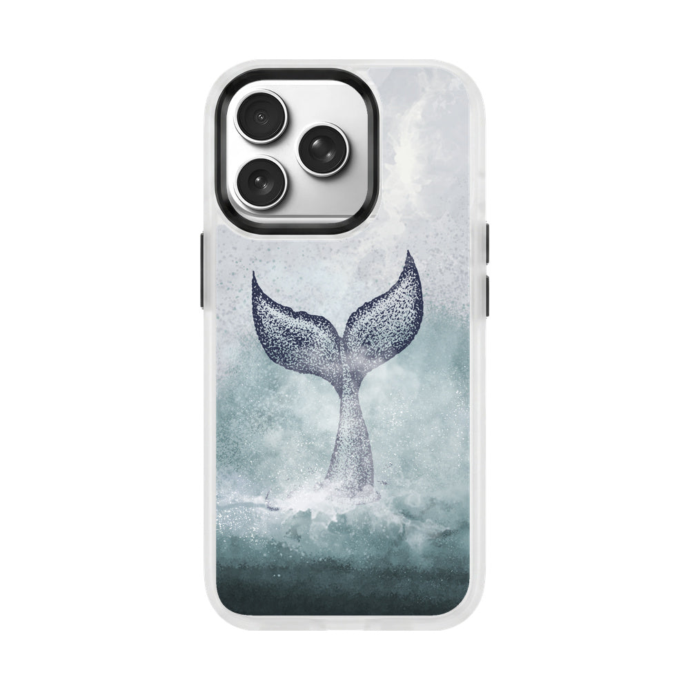 iPhone 17 pro max Hülle - Delfin blau - "Dolphin" - nachhaltig