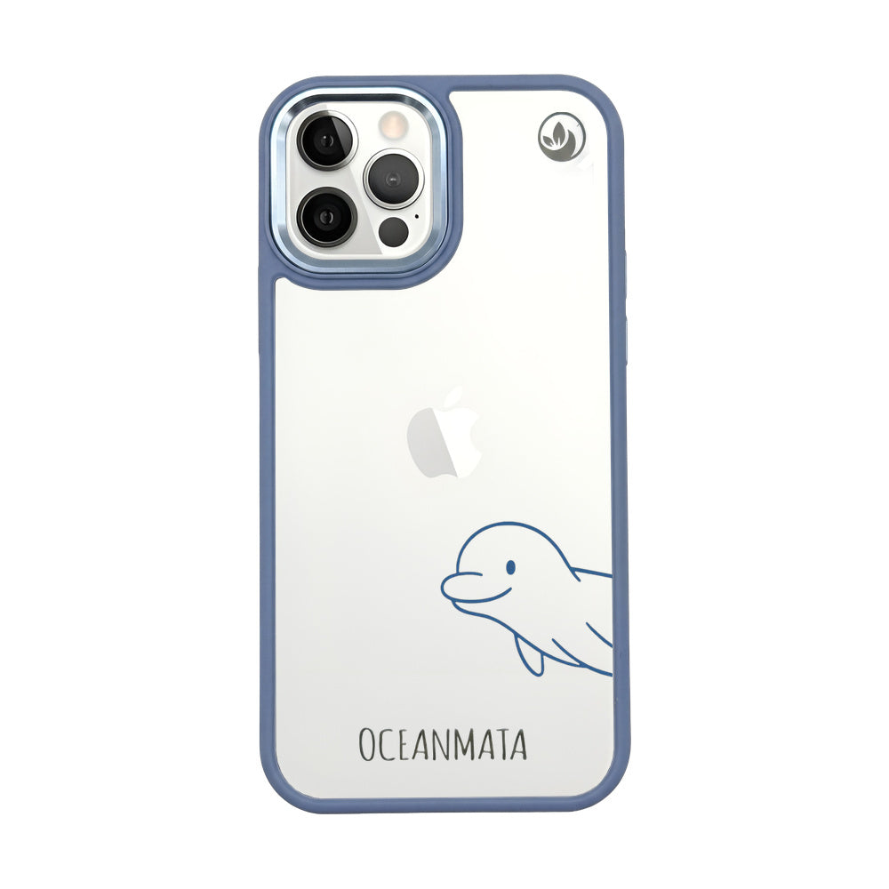 iPhone 12 pro / iPhone 12 Hülle - Delfin - "Finni" - nachhaltig