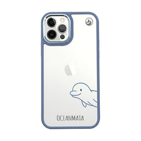 iPhone 12 pro / iPhone 12 Hülle - Delfin - "Finni" - nachhaltig