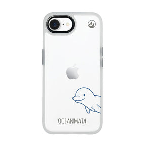 iPhone 16e/17e Hülle - Delfin - "Finni" - nachhaltig