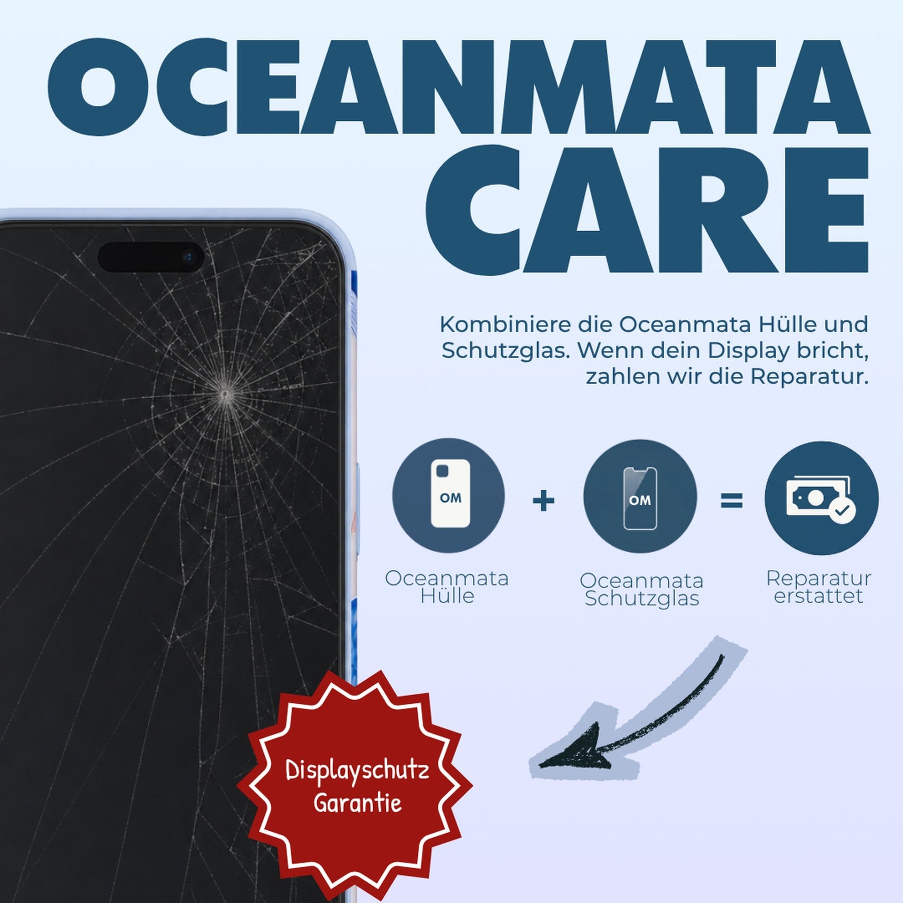 Nachhaltige Handyhülle Samsung S26+ Walhai aus Ocean Plastic — Oceanmata Care Service